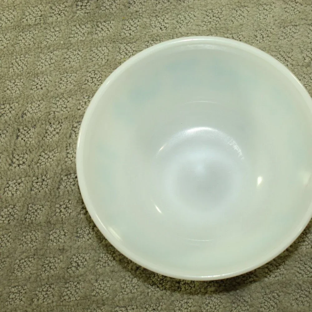 PYREX Amish Butterprint 3 Pc Mixing Bowl  White/Turquoise 401 - 403